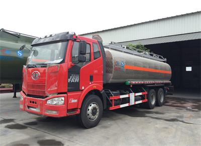 China Het Type 260hp~280hp van FAW J6 6x4 de Tankervrachtwagen van de 24000 Literbrandstof met BF6M1013-28-Motor Te koop