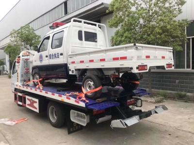 Cina Camion di demolitore medio idraulico della strada di dovere/piccolo 4x2 Tow Truck a base piatta in vendita