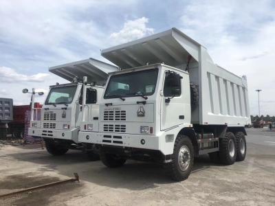 China Caminhão basculante da mineração de Sinotruk ZZ5507S 6x4 com o motor WD615.47 e a transmissão HW19710 à venda