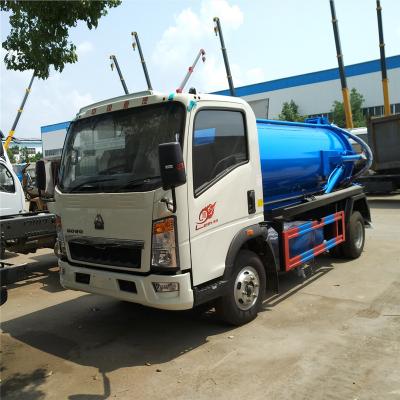 China camión de la succión de las aguas residuales del ³ de 266HP los 6m para el tipo de transmisión manual sucio del euro 2 del agua en venta