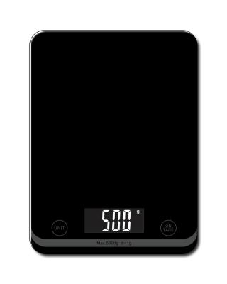 China With Scale Tray Food Electronic Digital Glass Kitchen Scale for sale