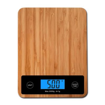 China WITH LID new design milk kitchen scale household portable bamboo kitchen scale for sale