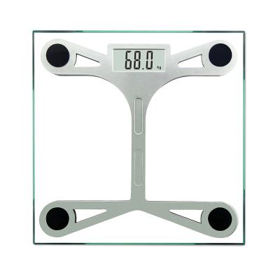 China Household 200Kg 440Lb High Accuracy Body Weight Personal Bathroom Digital Electronic Scale 302*302*25mm for sale