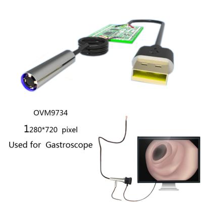 China Waterproof/Specifically Weatherproof Mini Gastroscope 1280X 720 Pixels OVM9734 Endoscope Camera Module for sale