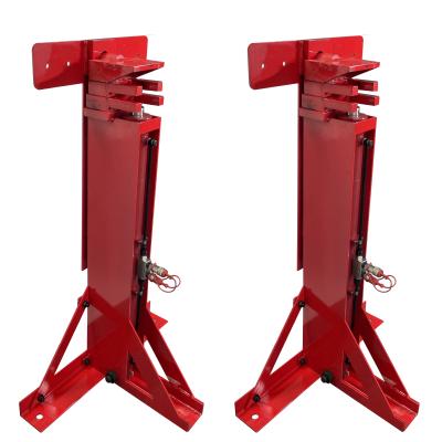 China Three Stage Grain Bin Hydraulic Jacks red customized for Enamel Tank Te koop