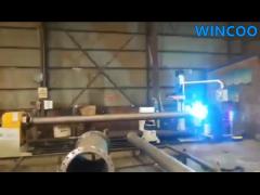 pipe spool welding station