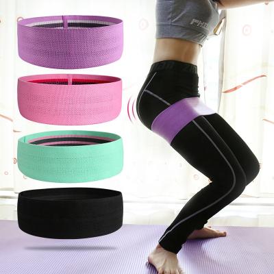 China Fitness center Amazon best-selling buttocks ring elastic resistance band squat band hip sports yoga band non-slip hip circle fitness body band for sale