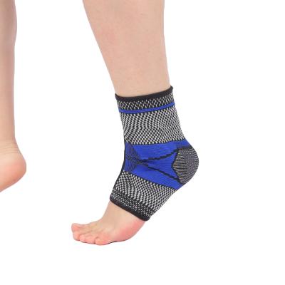 China Ensure the anti-torsion sports gear export sports protection silicone ankle protection fixed fitness ankle protector for sale