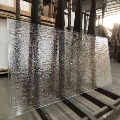 China Colorful Patterns / Strong Texture Customized Hot Tempered Melt Glass Art Decorative Fusing Glass for sale