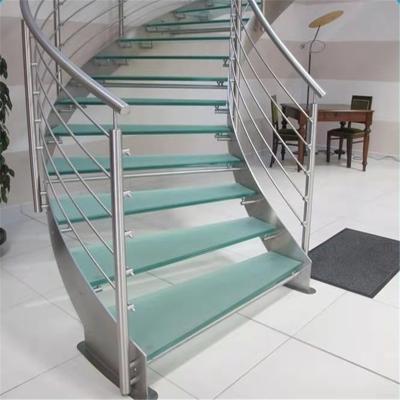 中国 Glass With Anti - Slip LED Light Safety Floor / Stairs With LED Light Tempered Laminated Glass 販売のため