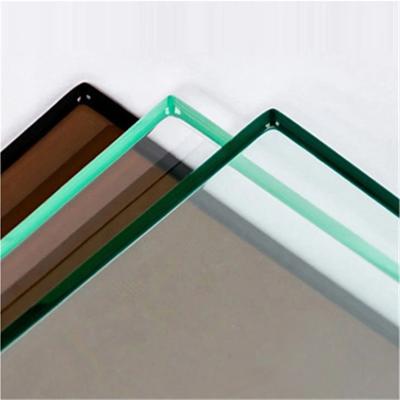 China Wholesale high strength/strong safety toughened super white tempered glass for exterior building glass wall for sale