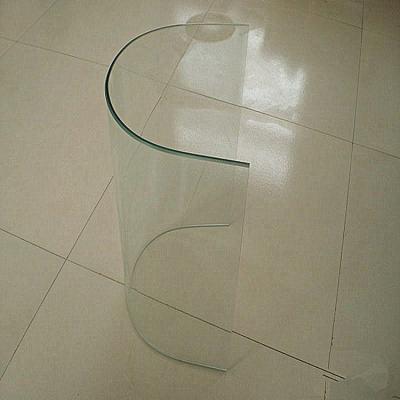 China High Pressure Resistant 6mm 8mm Customized U Shape Hot Bending Glass Curved Glass For Building Te koop