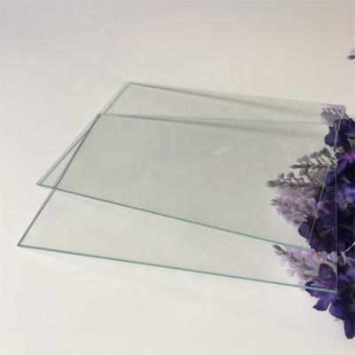 China Ultra Thin Clear Picture Frame 1.3mm 1.5mm 1.6mm 1.8mm 2mm Low Iron Glass For Clock Cover / Picture Frame Te koop