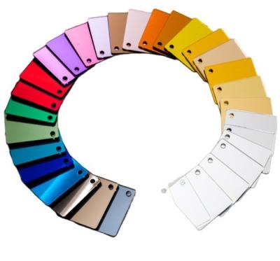 China Double Sided Mirror Material 1.5mm Color Acrylic Mirror Sheet Factory Adhesive Acrylic Sheet for sale