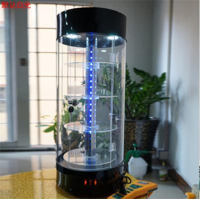 China Classic Rotating Drinking Acrylic Watch Display Showcase Display Watch Cabinet for sale