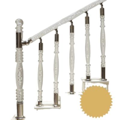 China Crystal Baluster Clear Acrylic Stair Contemporary Acrylic Balustrade for sale