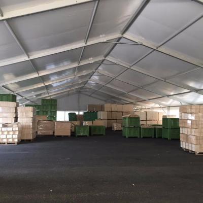 China PVC Large Roof 20m Storage Aluminum Frame PVC Roof 20m Storage Tent Large Tent Hot Sale for sale