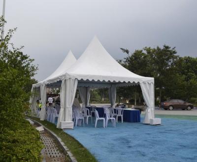 China Good quality 6061/T6 5x5m high outdoor waterproof pvc aluminum maximum pagoda tent for sale for sale