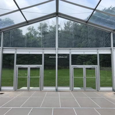 China 6061/T6 Aluminum Roof And Wall Clear Tent Structure Clear Span Aluminum White Tent For Sale for sale