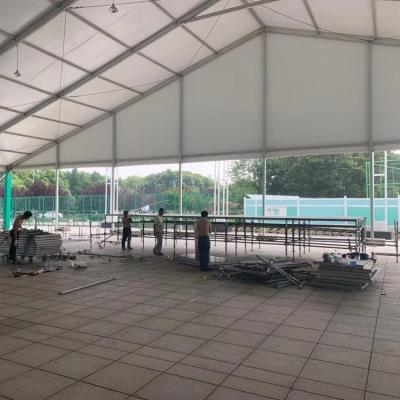 China 6061/T6 large aluminum wide wide tent 40m event tent 50m event tent 40m wide span clear structure for sale