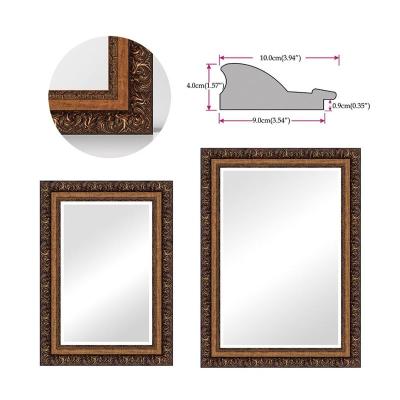 China Hotel Framed Mirrors Wall Decorations Magnifying Bathroom Mirrors Integral Mirror for sale