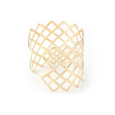 China Ring Holders Gold Table Accessories Napkin Ring Holder Wedding Stocked Paper Napkin Rings for sale