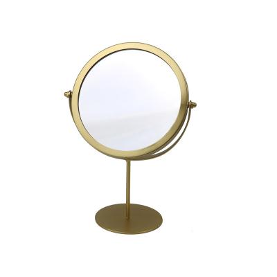 China New Design Excellent Quality Hand Made Bathroom Luxury Round Glass Wall Makeup Round Hanging Vanity Mirror for sale