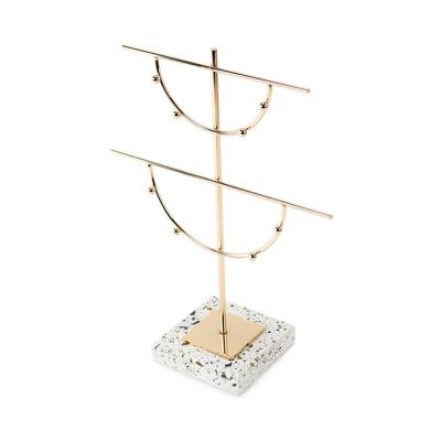 China Eco-friendly Quality Guaranteed Customized Hanging Bracelet Metal Jewelry Rack Organizer Display Jewelry Holder for sale