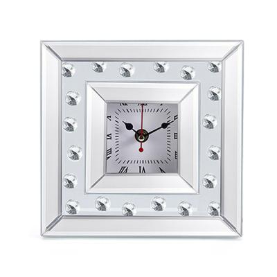 China Antique Diamond Style Clock Decor Imitate-Encrusted Styles Digital Pendulum Desk Table Clocks for sale