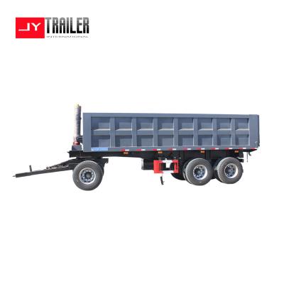 China Good quality heavy duty steel tipping semi trailer dump trailer tipping truck trailer for sale