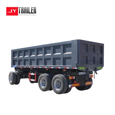 China China Manufacturer Steel Square Shaped End Rear 60 Ton Tipping Semi Trailer Dump Semi Trailer Side Tipping Semi Trailer for sale