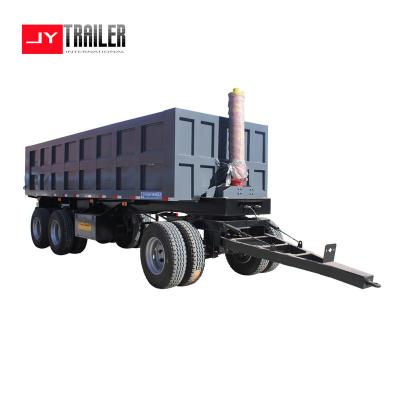 China Chinese factory high quality steel 3 axles dump trailer semi trailer uses for sales for sale