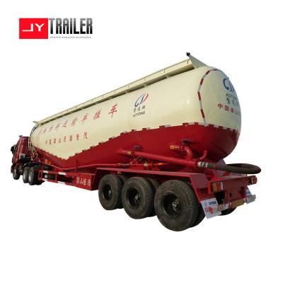 China Steel 3 axles air dry semi suspension tank semi trailer cement tank trailer for sales for sale