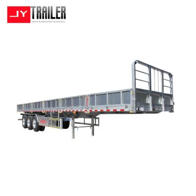 China Hot Sale Steel 3 Axles Side Wall Semi Trailer Side Wall Cargo Transport Truck Semi Trailer for sale