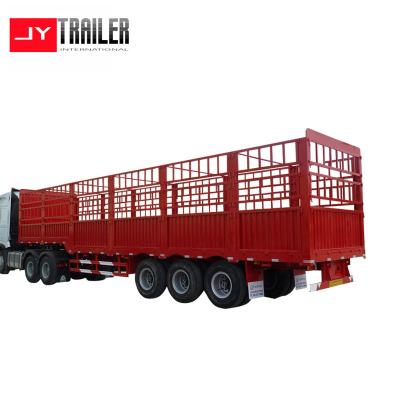 China Vendor Barrier Trailer Semi Ready Stock Transport Stake Trailer With High Quality 13000X2500X4000(mm) for sale