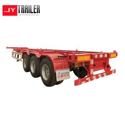 China new or used 60 tons container semi truck trailer for sales 7000-16000*2500*1500 (mm) (L*W*H) for sale