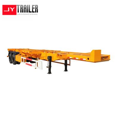 China exchangeable axles 2-4 pin king type container trailer van semi trailer factory made trailer for sale 7000-16000*2500*1500 (mm) (L*W*H) for sale