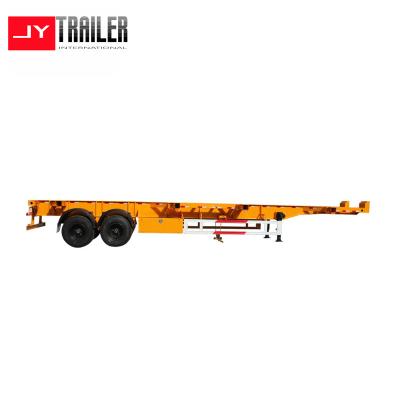 China Good Price 60T Container Semi Truck Trailer Extendable Sliding Skeleton Container Trailer 7000-16000*2500*1500(mm)(L*W*H) for sale