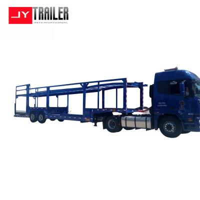 China Factory High Performance Car Transport Vehicle Semi Trailer FUWA 13tons Axle Car Carrier Chinese Steel Semi Trailer for sale