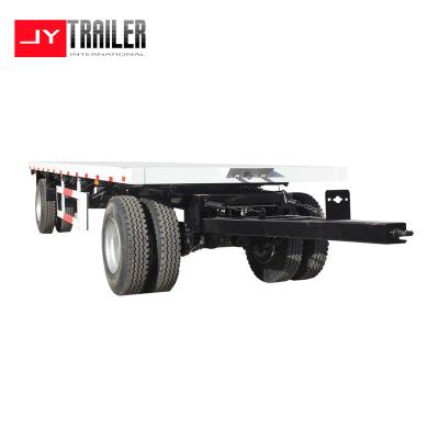 China Heavy Object Transport 4 Axles Semi Trailer 60tons 70tons 80tons Chinese Low Bed Brand Semi Trailer for sale