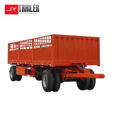 China I beam steel farm trailer channel side beam farm tractor trailer for sale