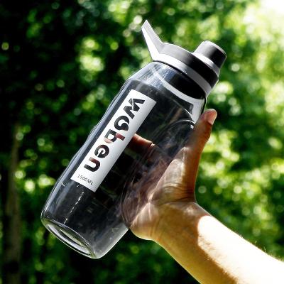 China BIG capacity 1L custom logo bpa free sports plastic water bottle with lid for sale