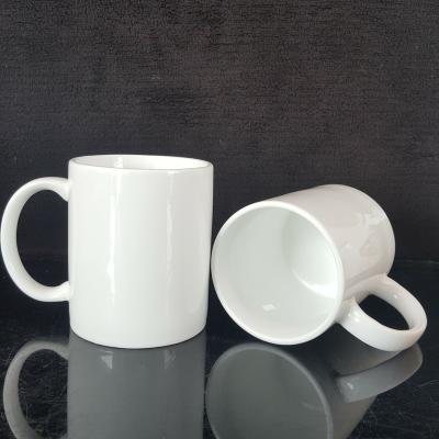 China Custom Viable Custom Logo Pattern Wholesale 11oz Sublimation White Mugs Ceramic Custom Mug Sublimation for sale