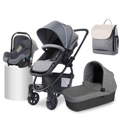 China Baby Stroller With Car Seat Baby Stroller With Car Seat 2020 Fashion 4 In 1 Baby Pram China Manufacture Travel System 4 In 1 Baby Stroller Pram for sale