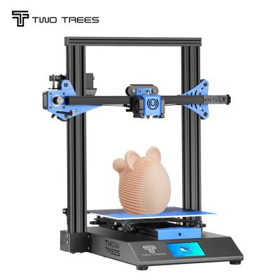 중국 Resume Print Twotrees 235*235mm High Accuracy Resume Printing Tempered Glass Bluer Auto Leveling Large Size 3d Printer 판매용