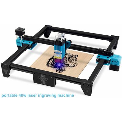 China TWOTREES 40w TT-5.5S mini laser engraving machine cnc 3d programmable portable laser cutting and engraving machine for sale