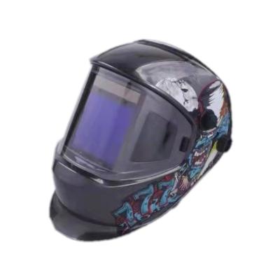 China Cheap CE EN379 ANSI Cat Arc MIG Muttahida Majlis-e-Amal Welder Helmet Custom Welding Welder Masks 110X90X11mm for sale