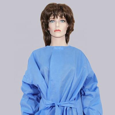 China Vigin QUICK DRY PP Material Comfortable Disposable 100% Nonwoven Bathrobe Kimono Robe for sale