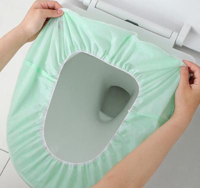 China Disposable Double-layer thickened OEM disposable waterproof toilet seat pad closestool cover for sale