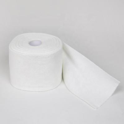 China OEM Child Safe Disposable Household Gym Cleaning Adult Car Drying Cloth Nonwovens Sheets Roll In Canister for sale